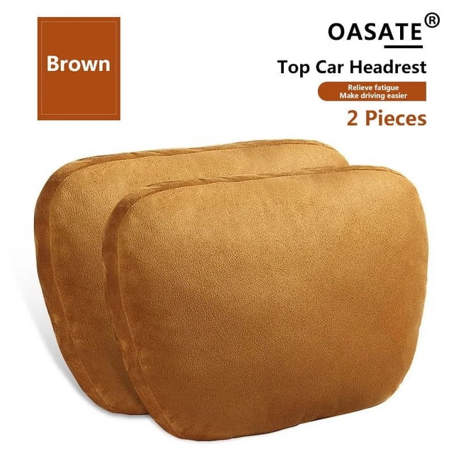 Almohada Cervical Ergonómica Ajustable con Espuma Suave, Reposacabezas Universal para Asientos de Vehículo, Soporte para Cuello para Conducir y Viajes Largos