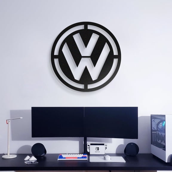 LaModaHome Volkswagen Metal Car Emblem
