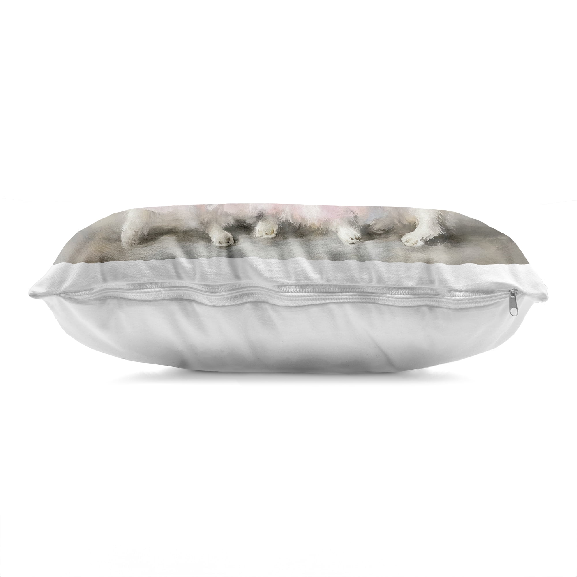 Stupell Industries Dancing Bunnies in Tutus Decorative Printed Throw Pillow, design by Tina LeCour