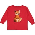 thumbnail image 3 of Inktastic Red Panda T-shirt Boys or Girls Long Sleeve Toddler T-Shirt, 3 of 5