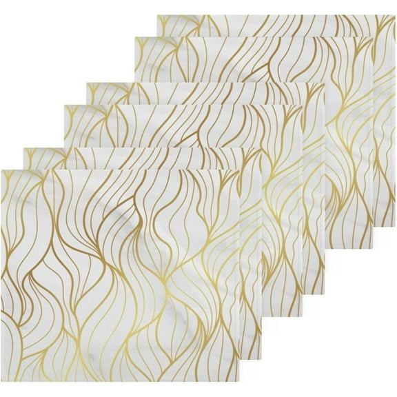 Coolnut Gold Leaf Jacquard Washcloths, 2 PCS 12 X 12 Inches Cotton Wash Cloths, Highly Absorbent and Soft Face Towels for Bathroom,Gym,Hotel and Spa