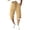 Khaki, variant on Men's Casual Athletic Cropped Pants Elastic Waist Drawstring Lightweight Gym Sweatpants Below Knee Lightweight Joggers Trousers with Pockets Black M