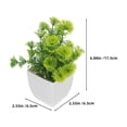 thumbnail image 2 of FESTFENDS 4Ud Plantas Falsas En Maceta Para Interior De Hogar Oficina Y Estantes Con, 2 of 8