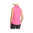 thumbnail image 2 of Le Gali Womens Ruffle Tie-Neck Button Down Blouse, Pink, Medium, 2 of 2