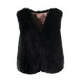 thumbnail image 2 of Ofreoo Womens Winter Coats Sleeveless Faux Vest with Stand Collar ,Fur Jackets,Holiday,Wedding,Party Christmas Gift, 2 of 2