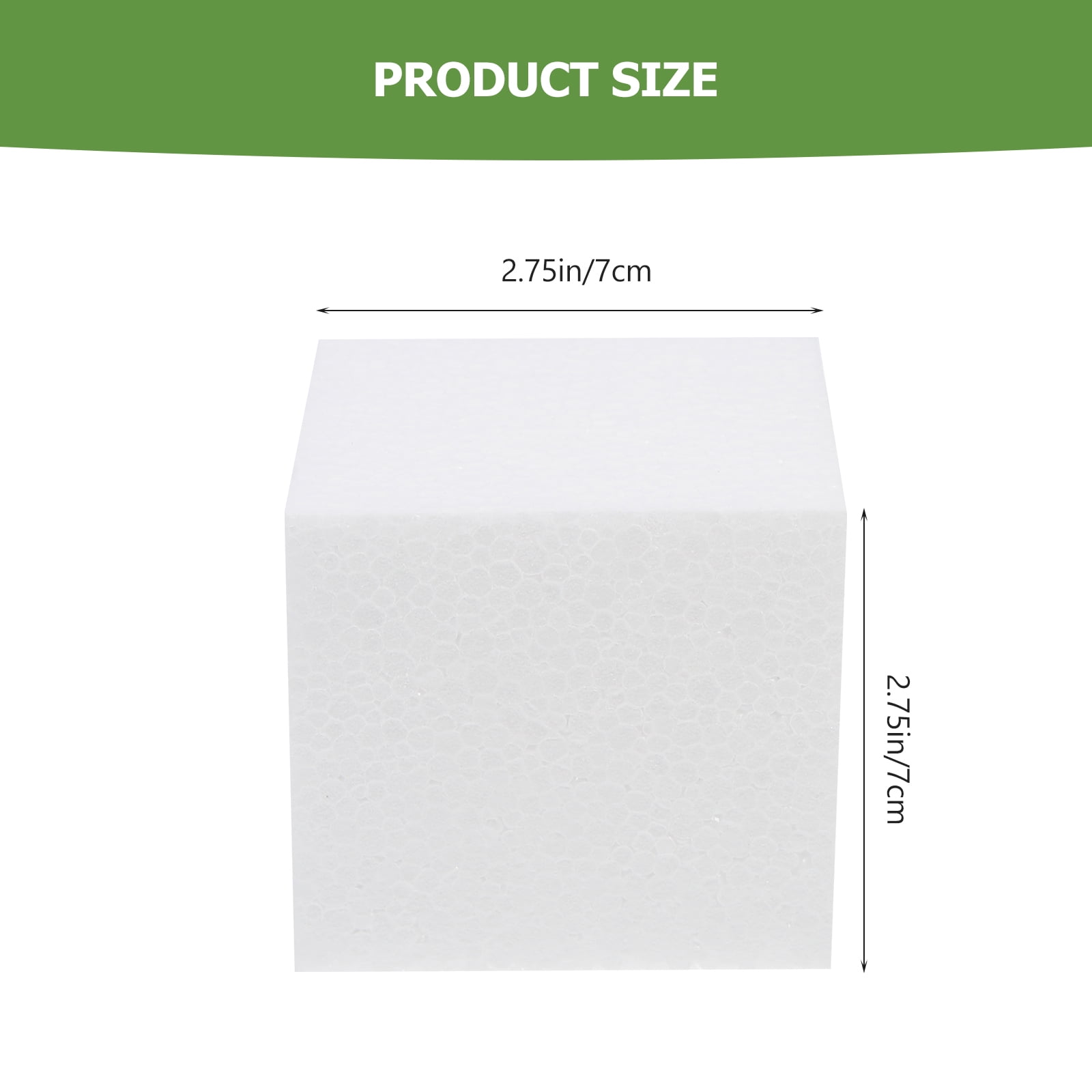 BESTYASH 20Pcs White Flower Arranging Foam Cushion Easy to Color for DIY Floral Projects