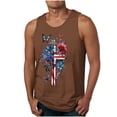 thumbnail image 2 of Camiseta sin mangas de cuello redondo para hombre, ropa de ocio, fitness, para el hogar, pijamas, camiseta con estampado de moda a color, blusa deportiva de poliéster para hombre, 2 of 5