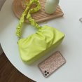 thumbnail image 1 of Bolsas De Hombro Moda mujer PU plisado bajo el brazo bolso de hombro Casual pequeño bolso (verde) Likrtyny Para Estrenar, 1 of 9
