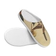thumbnail image 3 of Disketp Vintage Bird Women's Men's Slippers Plush Slip-On House Slipper for Winter Indoor Soft Cushion Non-slip Fluffy Slides Slippers-39/40, 3 of 7