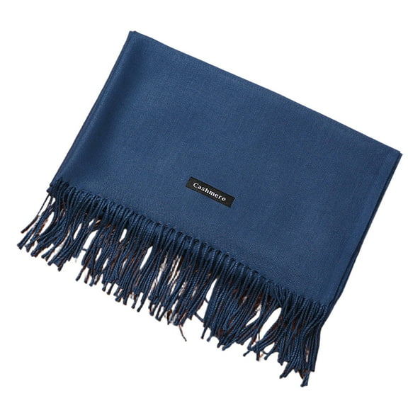 TELOLY Scarf Warm and Breathable Scarf Scarf for Women Winter Comfort and Warmth in One Classic Design Scarf Winter Scarf,Blue1