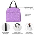 thumbnail image 6 of Kuqiui Lilac Glittering Print Lunch Bag Lunch Box for Women & Men,Large Capacity Insulated Lunch Bag for Adult,Leakproof Reusable Lunch Tote Bags for Work/Office/Travel/Picnic, 6 of 8