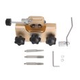 thumbnail image 1 of Afilador de motosierra portátil y ligero con manivela, plantilla para afilar cadenas de sierras eléctricas, color dorado, 1 of 14