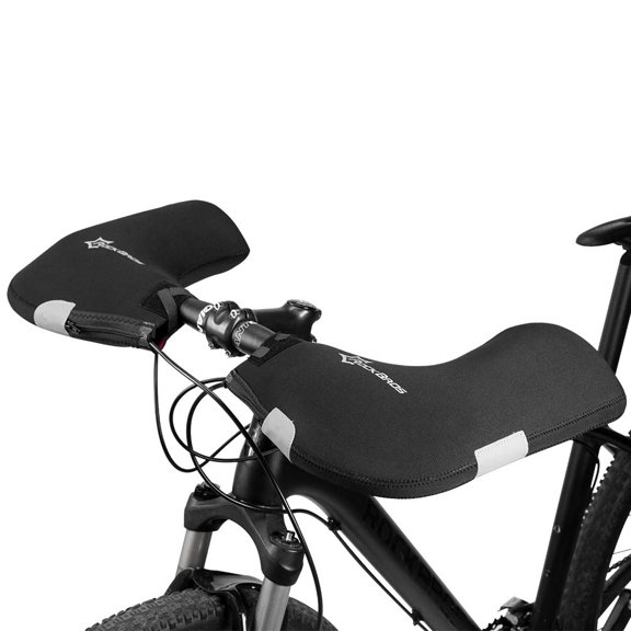 ROCKBROS Bike Handlebar Mittens,Bicycle Pogies Mitts,Winter Thermal Cover,Cycling Hand Warm Windproof Cold Weather Mittens