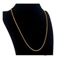 thumbnail image 1 of Gold Plated 02mm Fox Chain Guaranteed 18inch Short Stylish Design, 1 of 5