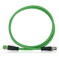 thumbnail image 2 of M12 to RJ45 4Pin Connector Cable Network Shielded Line Ethernet Wire Industrial Machinery Manufacturing Transmission Cord, 2 of 6