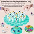 thumbnail image 4 of Blue Puzzle Tree Game Balance Spaceman Toy Early Education Stem Learning Interactive Family Activity Skill Development Brain Training 18X12X4Cm, 4 of 4