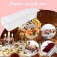 thumbnail image 1 of Caja de regalo rosa de moda elegante creativa de jarrones florales transparentes de acrílico para fiesta de boda, 1 of 6