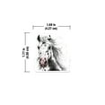 thumbnail image 2 of WIRESTER Car Air Freshener Fragrance Vent Clip Interior Decoration for Cars with Lemon Scented Pad - Black White Appaloosa Horse, 2 of 7