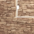 thumbnail image 4 of Ekena Millwork 45 3/4"W x 24 1/2"H x 1 1/4"D Canyon Ridge Stacked Stone, EverStone Faux Stone Siding Panel, Wheat Field, 4 of 9