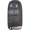 thumbnail image 1 of 5 Button Smart Remote Key Fob Replacement For Jeep Grand Cherokee Dodge Challenger Charger Dart Durango Journey Chrysler 300 Keless Entry Key Fob, 1 of 5
