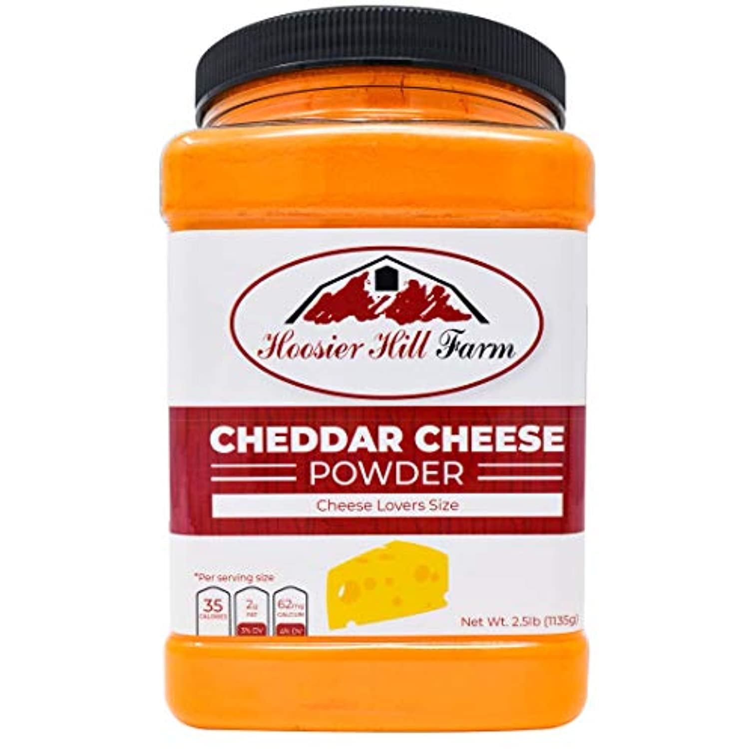 Hoosier Hill Farm Cheddar Cheese Powder, Cheese Lovers 2.5 Lb. Size