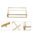 thumbnail image 3 of Caja de almacenamiento de joyería de vidrio de estilo vintage joyero de vidrio con contenedor de joyería de estilo vintage, 3 of 8