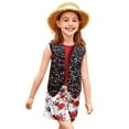 thumbnail image 4 of Kiijoy Girls Sequin Leopard Print Vest Kids Stylish Sleeveless Cardigan Top, Sizes 3-4, 4 of 4