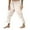 White, variant on Mens Retro Ankle Strap Trousers Pants,Size 3XL