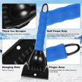 thumbnail image 3 of 6 Pcs Ice Scrapers for Car Windshield Ice Frost Scrapers Breakers for Cars and Small Trucks Car Window Frost Removal with Foam Handle, (Blue), 3 of 4