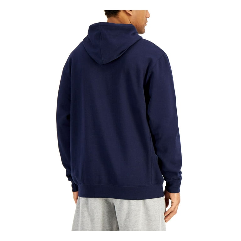 RUSSELL ATHLETIC Mens Navy Graphic Draw String Hoodie XL