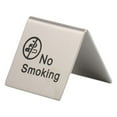 thumbnail image 1 of POINTERTECK No Smoking Sign Stainless Steel Double Sides Noticeable Clear Printed Stable Non-Smoking Warning Sign for Restaurant, 1 of 12