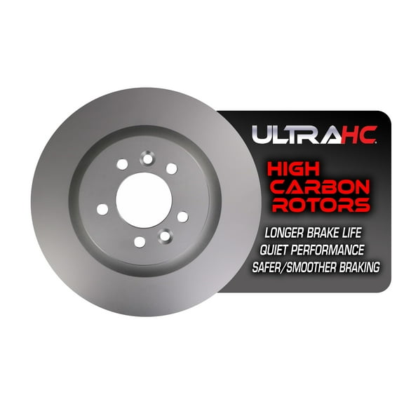 UltraHC Coated High Carbon Brake Rotor, Front UR005666, Land Rover Range Rover Sport 2017-2014