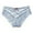 Blue, variant on PMVFHDE Mid Waist Briefs Delicate Lace Bow Back Design Triangle Panties For Women Fashion Comfort Pink,XL