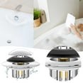Zhimenggg Universal Bathtub Push Button Spring Drain Stopper Accessory
