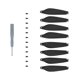 thumbnail image 3 of Hélices de bajo ruido con tornillos y destornilladores. Ligeras y portátiles para drones. Argenta negra, 3 of 9