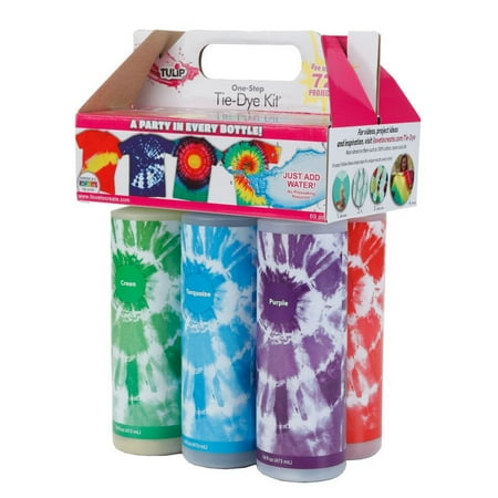 UPC: 0017754347268 | Tulip One-Step Tie-Dye Block Party 16 oz Kit  6 Bright Colors