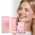 thumbnail image 2 of Long-Lasting Cream Blush Stick – Smooth, High-Pigment, Matte Finish Multi-Use Makeup for Cheeks, Eyes & Lips (2-in-1 Soft Mist Formula), 2 of 8
