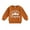 Brown, variant on Kids Sweatshirt Long Sleeve Crew Neck Letters Pumpkin Print Hoodie Pullover 6M 12M 18M 24M 2Y 3Y 4Y 5Y Halloween Clothes for Boys Girls