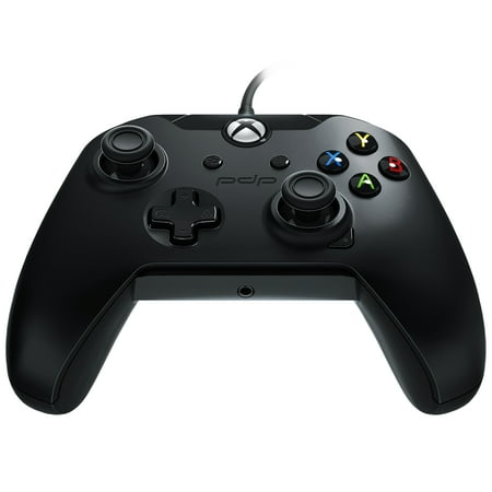 PDP Wired Controller for Xbox One, Xbox One X and Xbox One S, Raven Black,