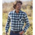 thumbnail image 1 of Atlas For Men - Camisa Cuadro de Franela para Hombre (Crudo, Azul, Burdeos), 1 of 1