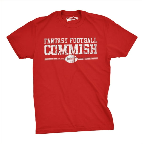 Crazy Dog TShirts - MensFantasy Football Commish T Shirt Funny Sports Manager Tee For Guys Crazy Dog TShirts - MensFantasy Football Commish T Shirt Funny Sports Manager Tee For Guys