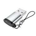 thumbnail image 1 of VONKY Type C To USB3.0 OTG Adapter Lanyard Anti-Lost Adapter Male To Female Adapter Silver, 1 of 1