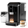 thumbnail image 4 of Goldensoil Fully Automatic Espresso Machine 1350 W, 20 Bar, 1.5 L Water Tank & 750ml Milk Box, Black & Silver, 4 of 12
