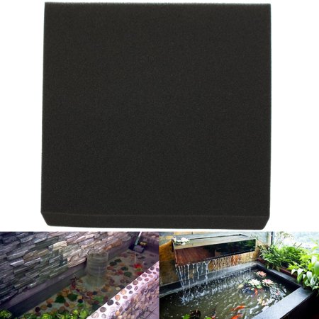 50x50x4cm Black Biological Cotton Filter Foam Pond Aquarium Fish Tank Sponge