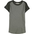 thumbnail image 1 of Camiseta básica con mangas en contraste Free People verde XS, 1 of 2