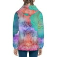 thumbnail image 4 of Kll Unisex Kids Boys Girls Hooded Pocket Pullover Hoodies-Vintage Mandala, 4 of 9