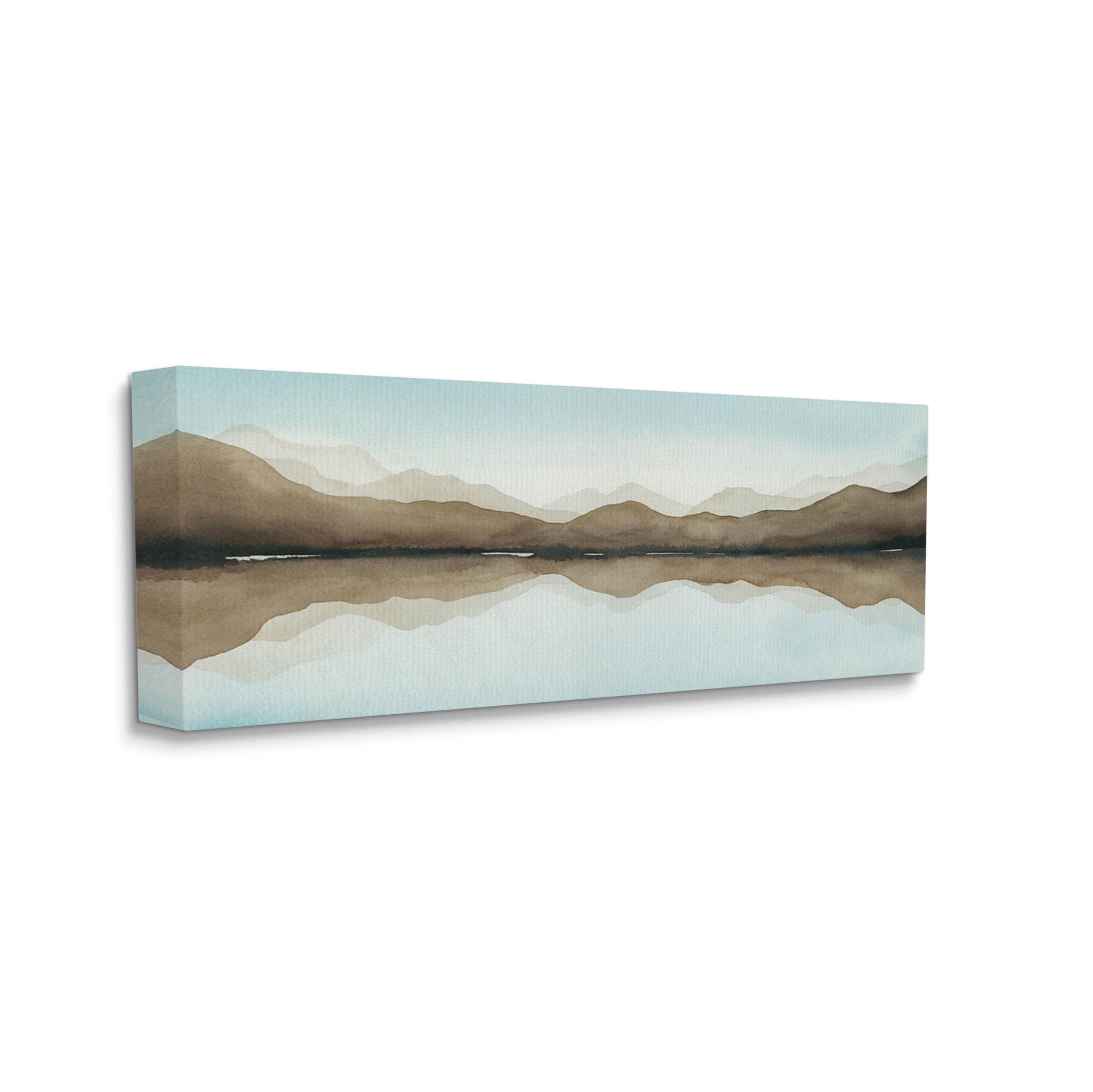 Stupell Industries Vast Mountain Lake Reflection Painting Gallery Wrapped Canvas Print Wall Art, Design by Grace Popp