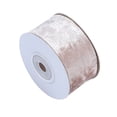 thumbnail image 3 of Naierhg Single-sided Velvet Ribbon 30ft Colorful Multi-purpose DIY Craft Floral Arrangement Decoration Romantic Gift Ribbon Rose Gold, 3 of 7