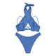 thumbnail image 4 of Mejor Belleza Mujer Traje de Baño de Moda Aumentar el tamaño 2 Piezas Tankini Tops de Bikini y Partes de Abajo Light Purple S, 4 of 5