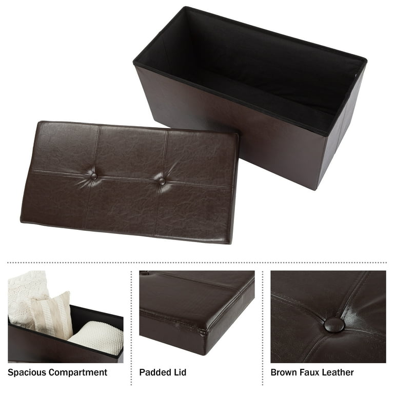 Foldable storage online chair